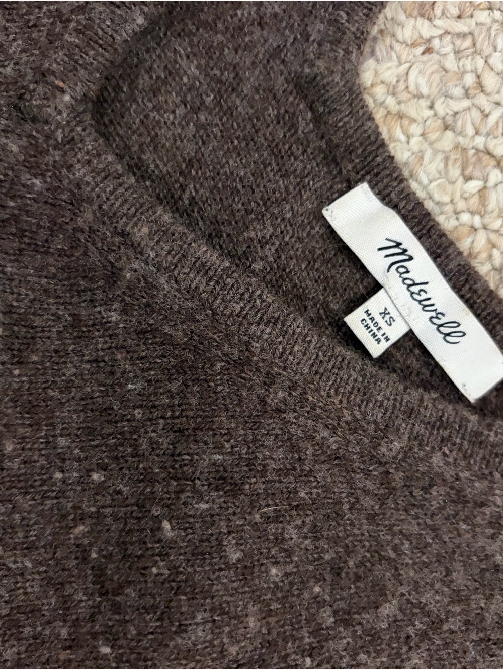 Madewell Brown Knit Tank Top - Picture 3 of 3